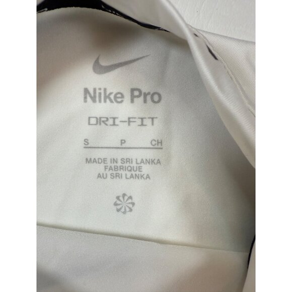 Nike Pro Long Sleeve White Dri-FIT Shirt S Compression winter gear (bin KK173) - Picture 5 of 7
